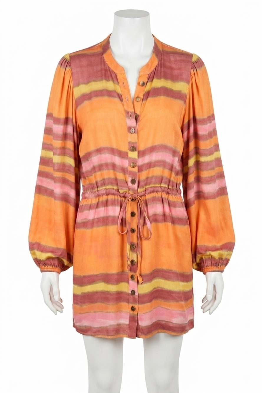 NEW CHASER cabrillo mini dress in sunset